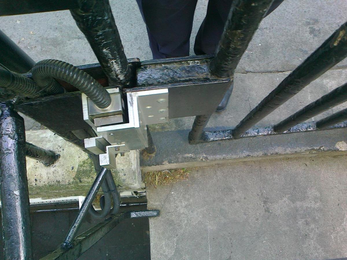 Repair of Metal Gate leading to Basement Kitchen Area, London SW1