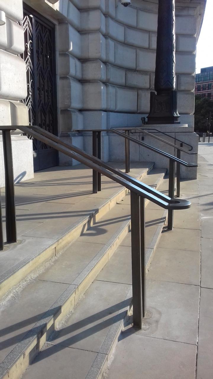 Bespoke Heritage Entrance Handrails