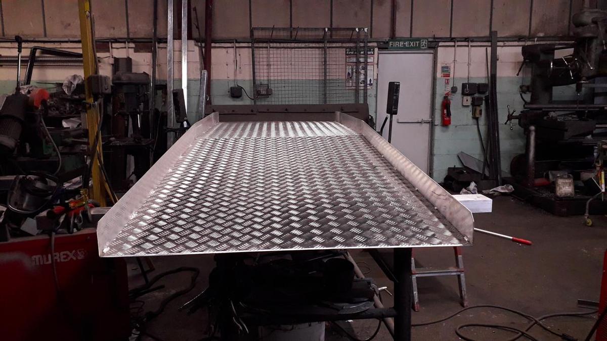 Aluminium Ramp for Historic London Site
