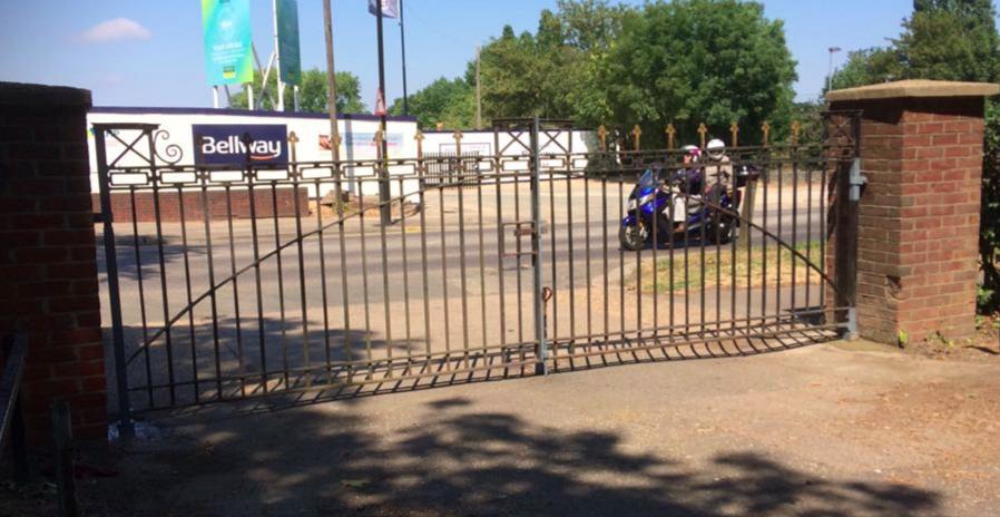 Gate Repairs Priory Park Works Yard Gates