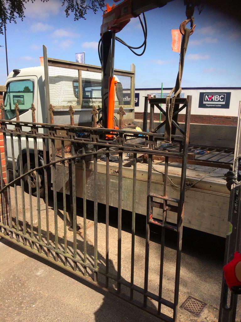 Gate Repairs Priory Park Works Yard Gates
