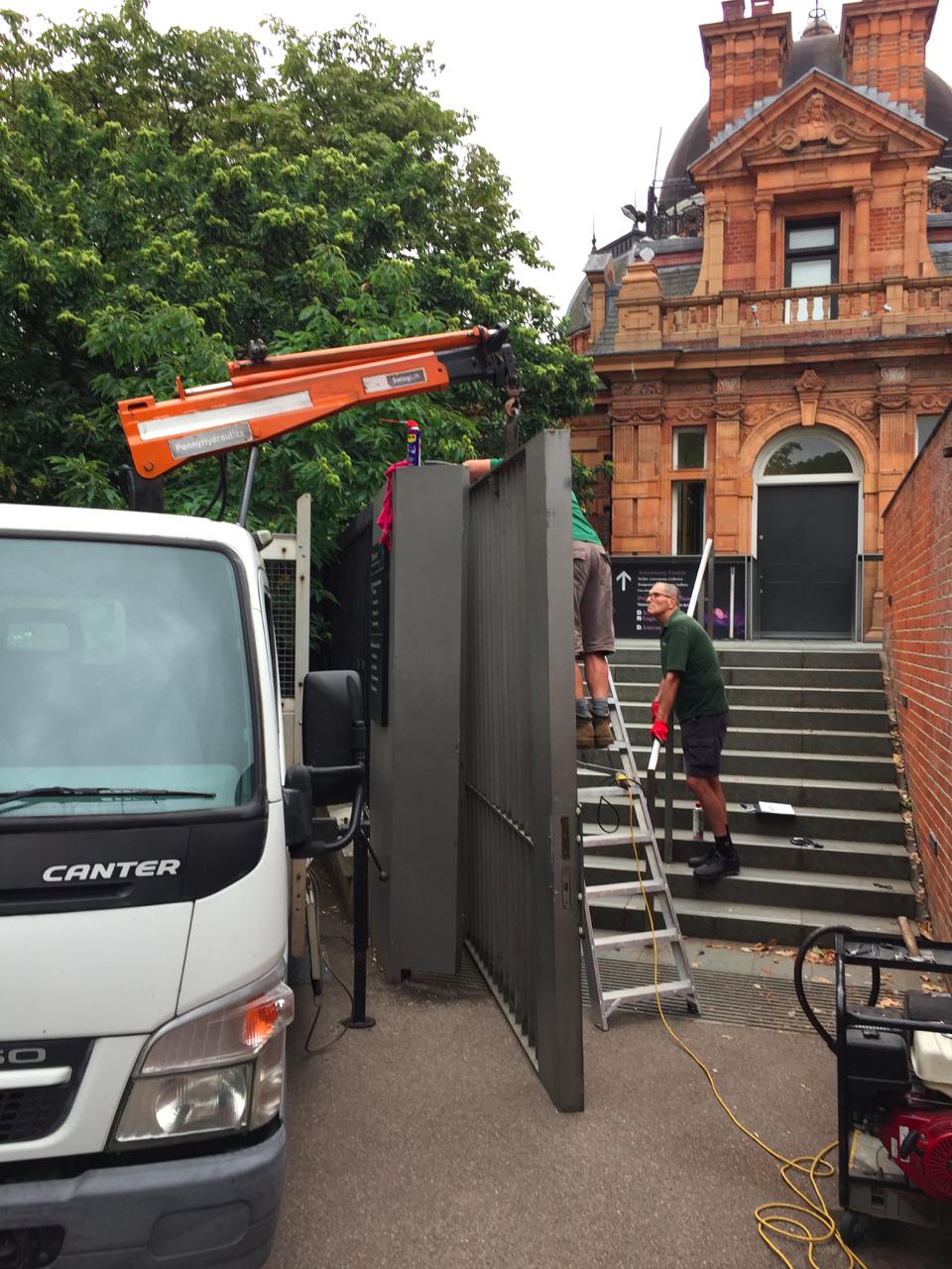 Repair of Altazimuth Gates, Royal Observatory, Greenwich, London SE10