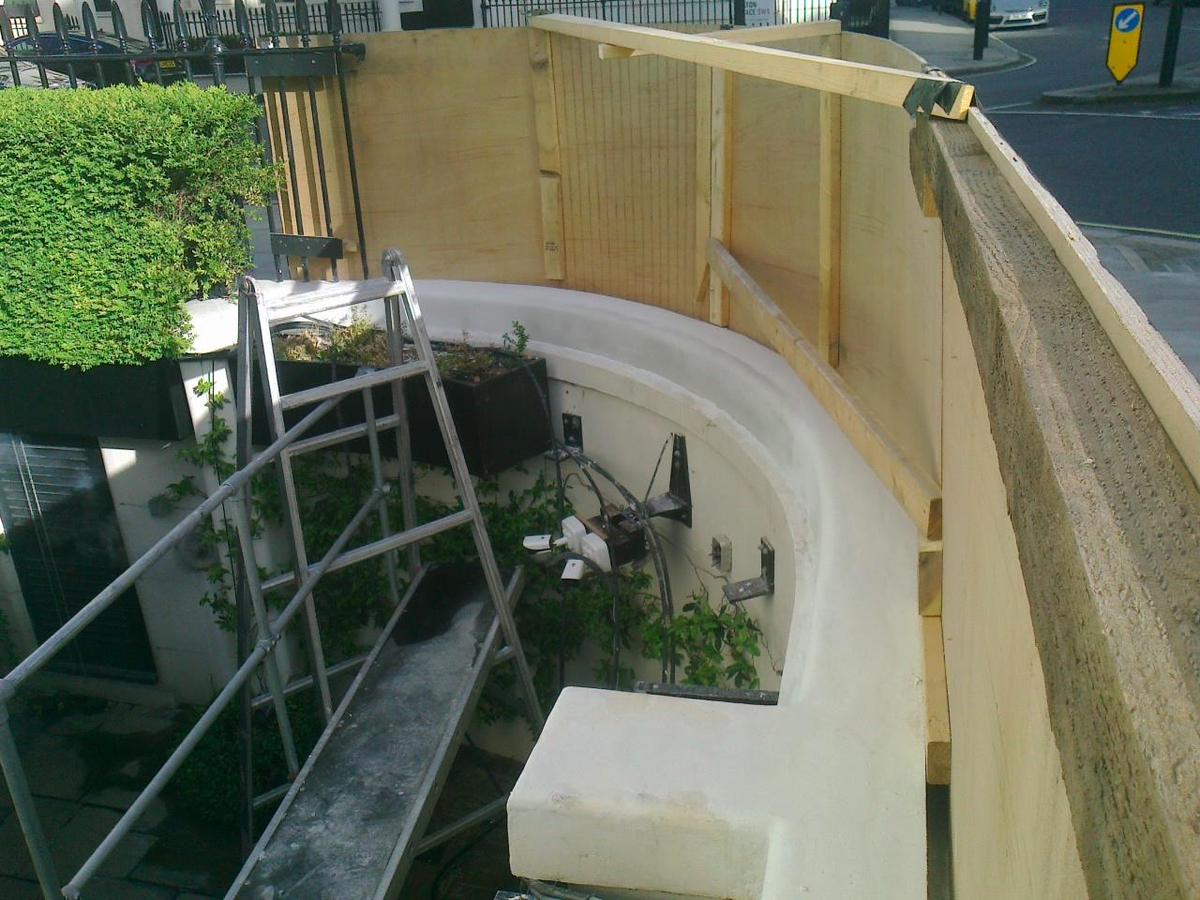 Repair of Railings and Planters, London SW1