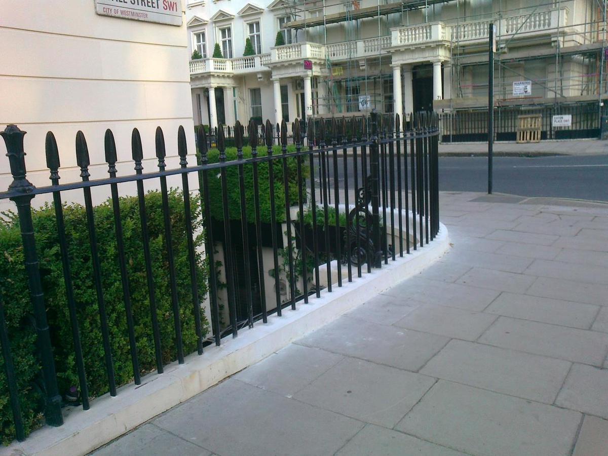 Repair of Railings and Planters, London SW1