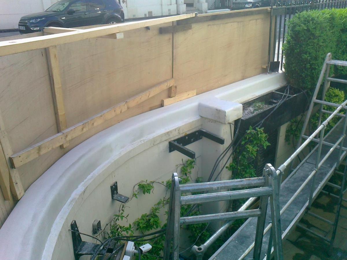 Repair of Railings and Planters, London SW1