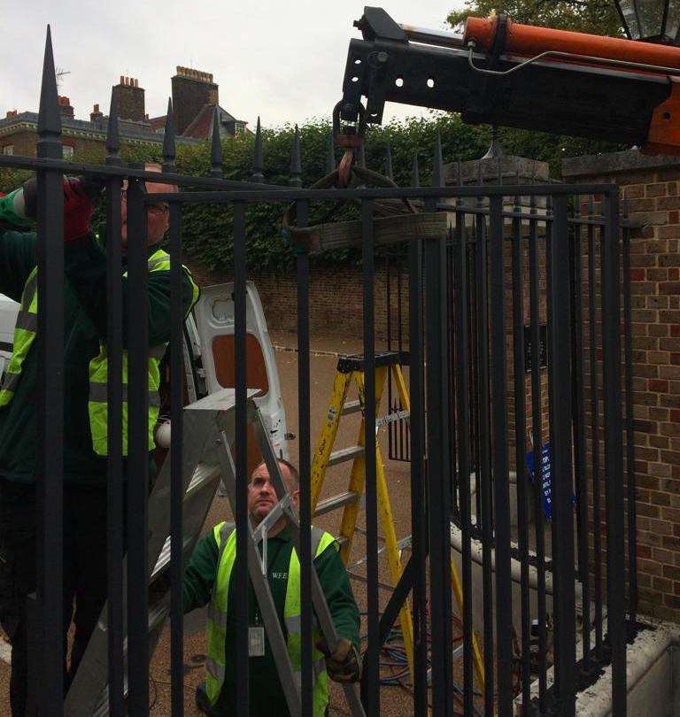 Repair of the Exit Column, The Royal Society, London SW1