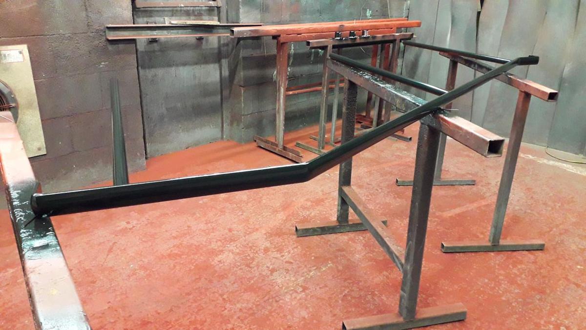 New Centre Handrail for Rear Steps London SW3