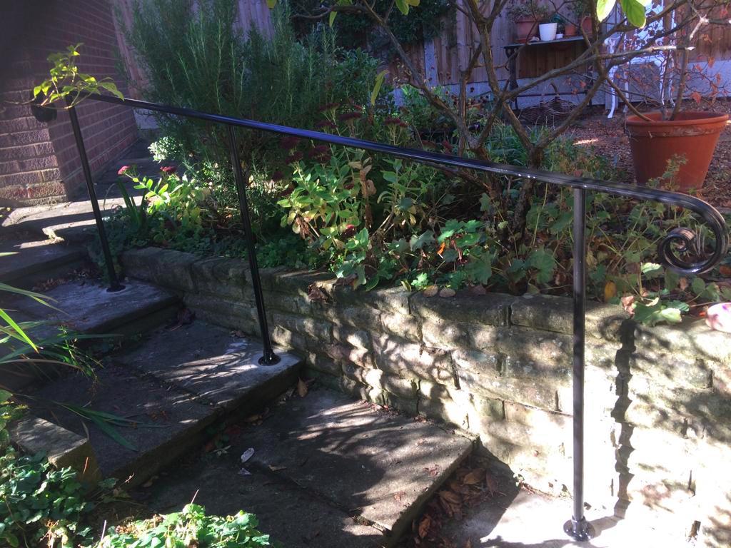 New Handrail for Garden Steps, Epping, Essex