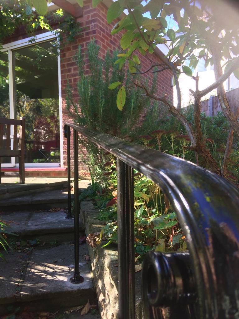 New Handrail for Garden Steps, Epping, Essex