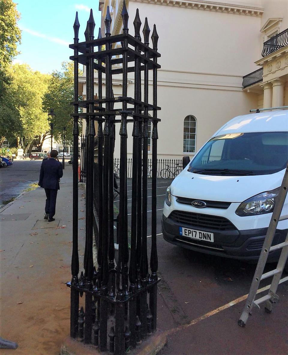 Repair of the Exit Column, The Royal Society, London SW1