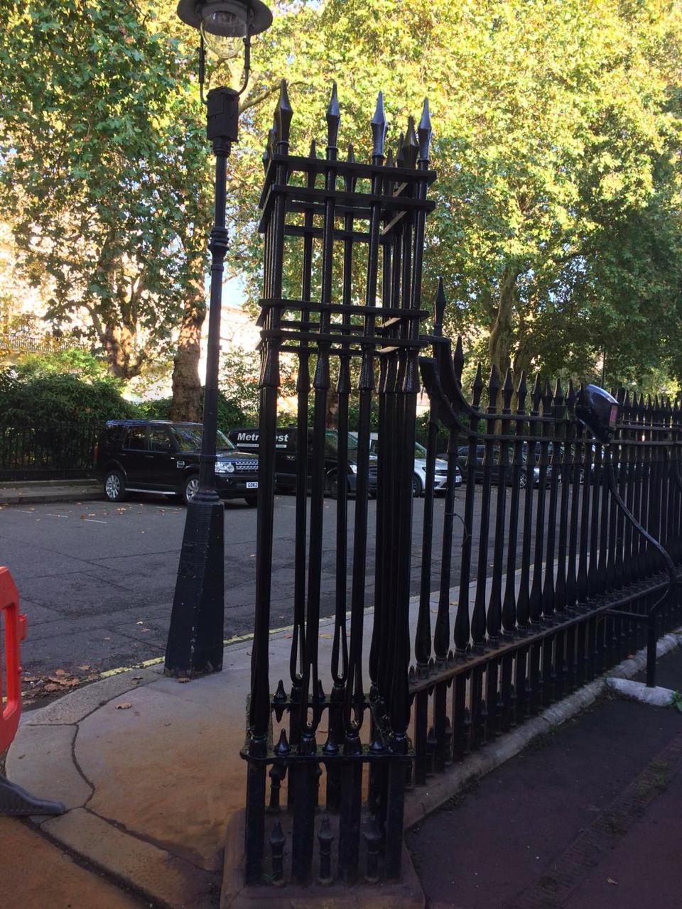 Repair of the Exit Column, The Royal Society, London SW1