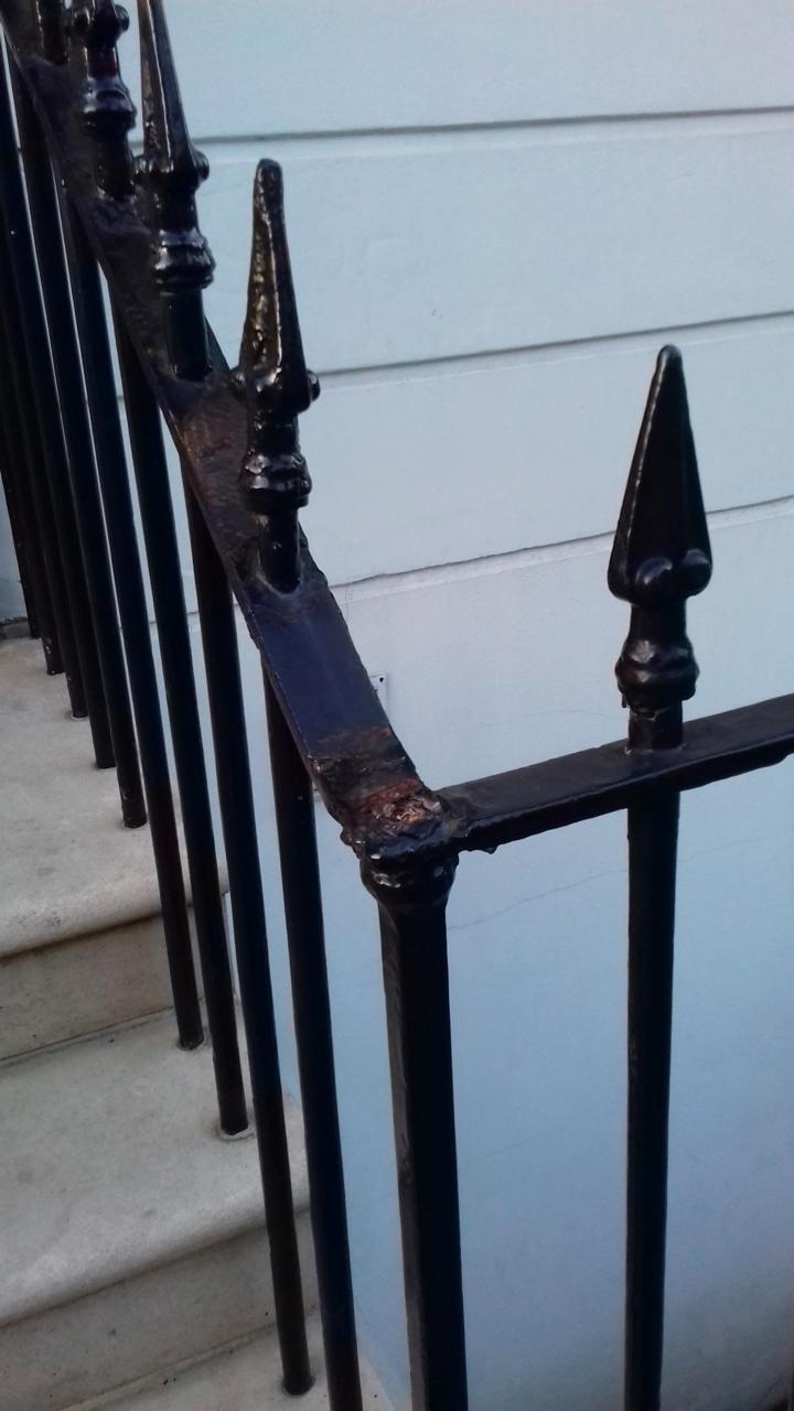 Re-securing Finial, Chelsea, London SW3