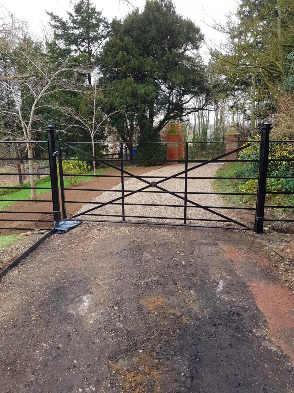 New Gate & Railings, Chelsworth, Suffolk