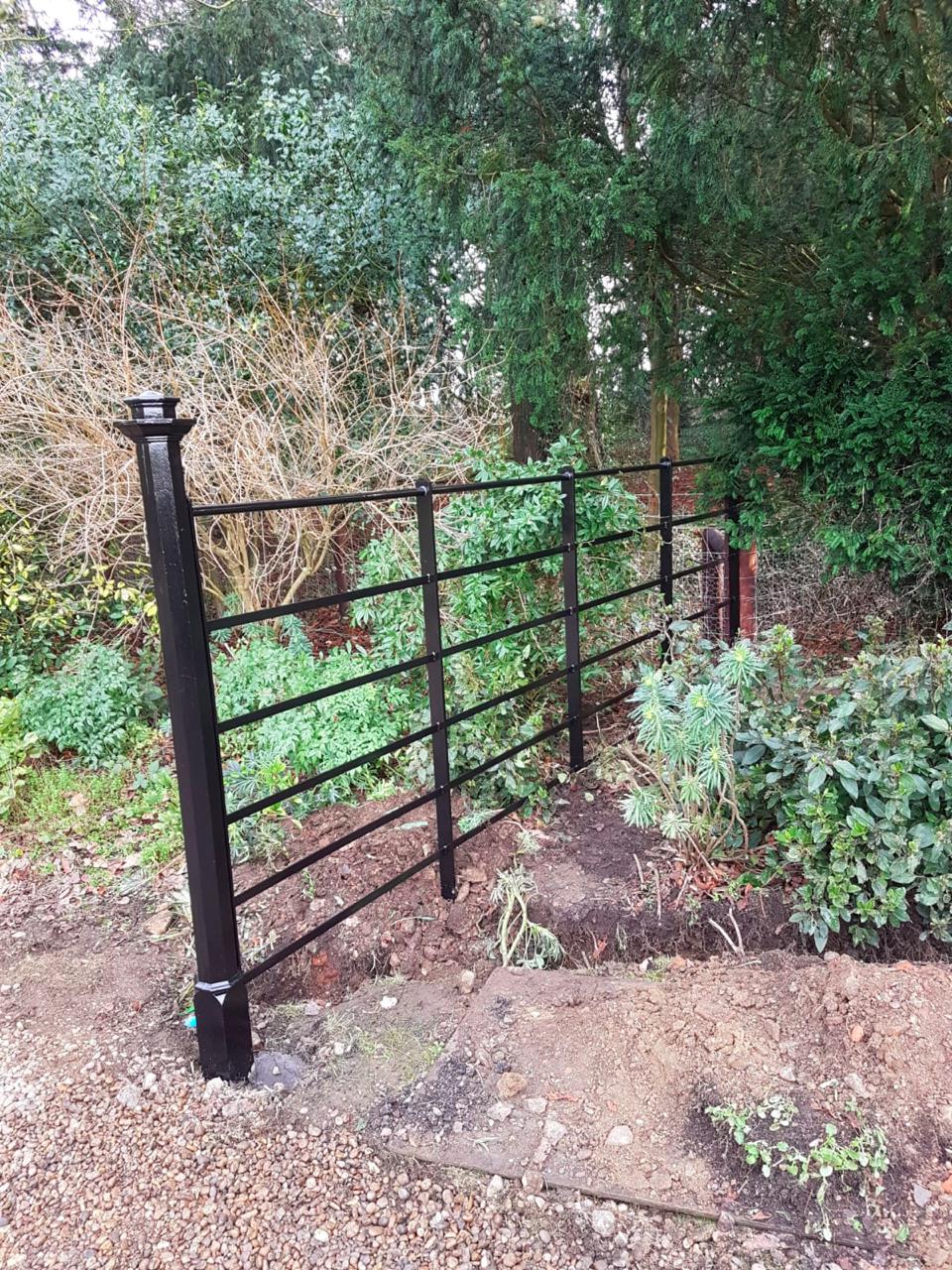 New Gate & Railings, Chelsworth, Suffolk