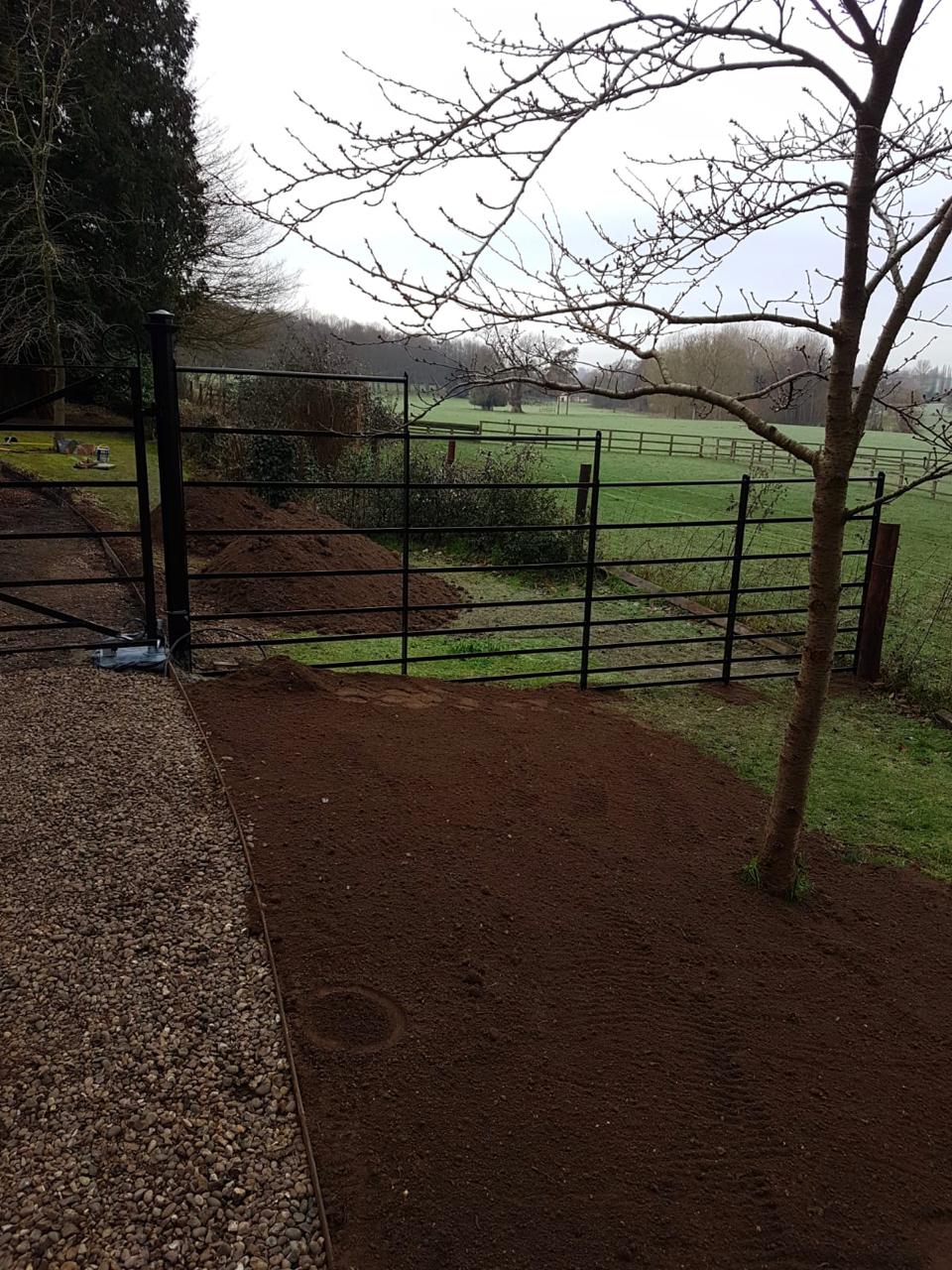 New Gate & Railings, Chelsworth, Suffolk