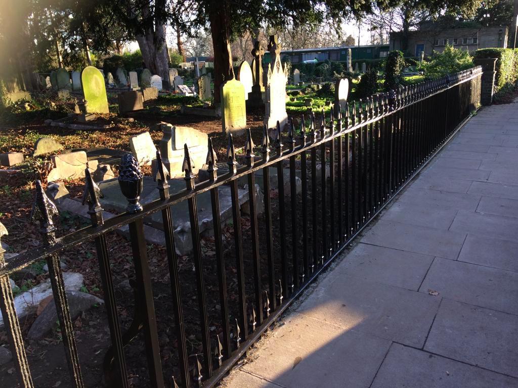 Railing Repairs, St. James’ Church, Enfield