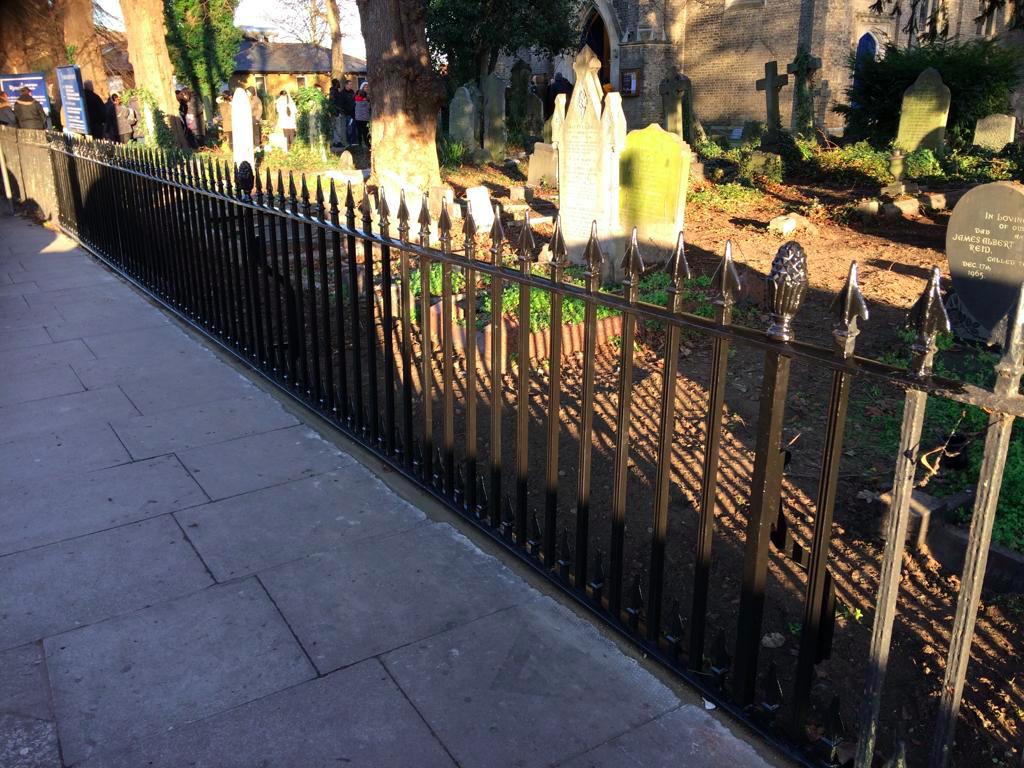 Railing Repairs, St. James’ Church, Enfield