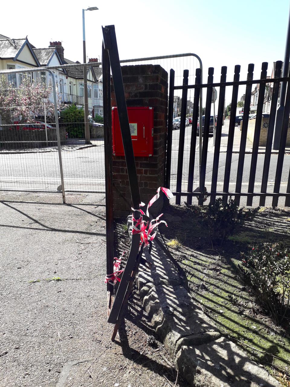 Metal Park Gate Repairs, Southchurch Park, Southend-on-Sea