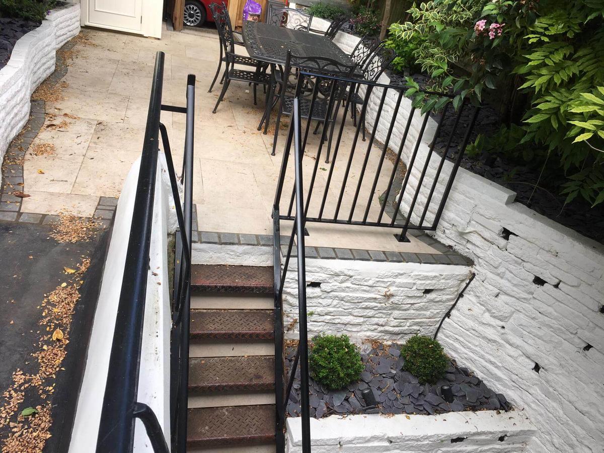 BESPOKE RAILINGS, HANDRAIL AND GATE ARCH, LONDON NW3