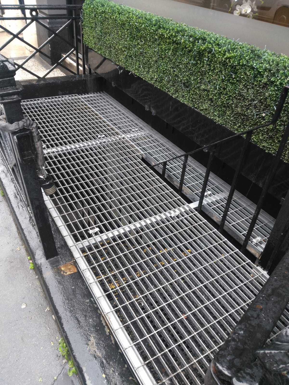 Grating for Staircase Stairwell, London W1