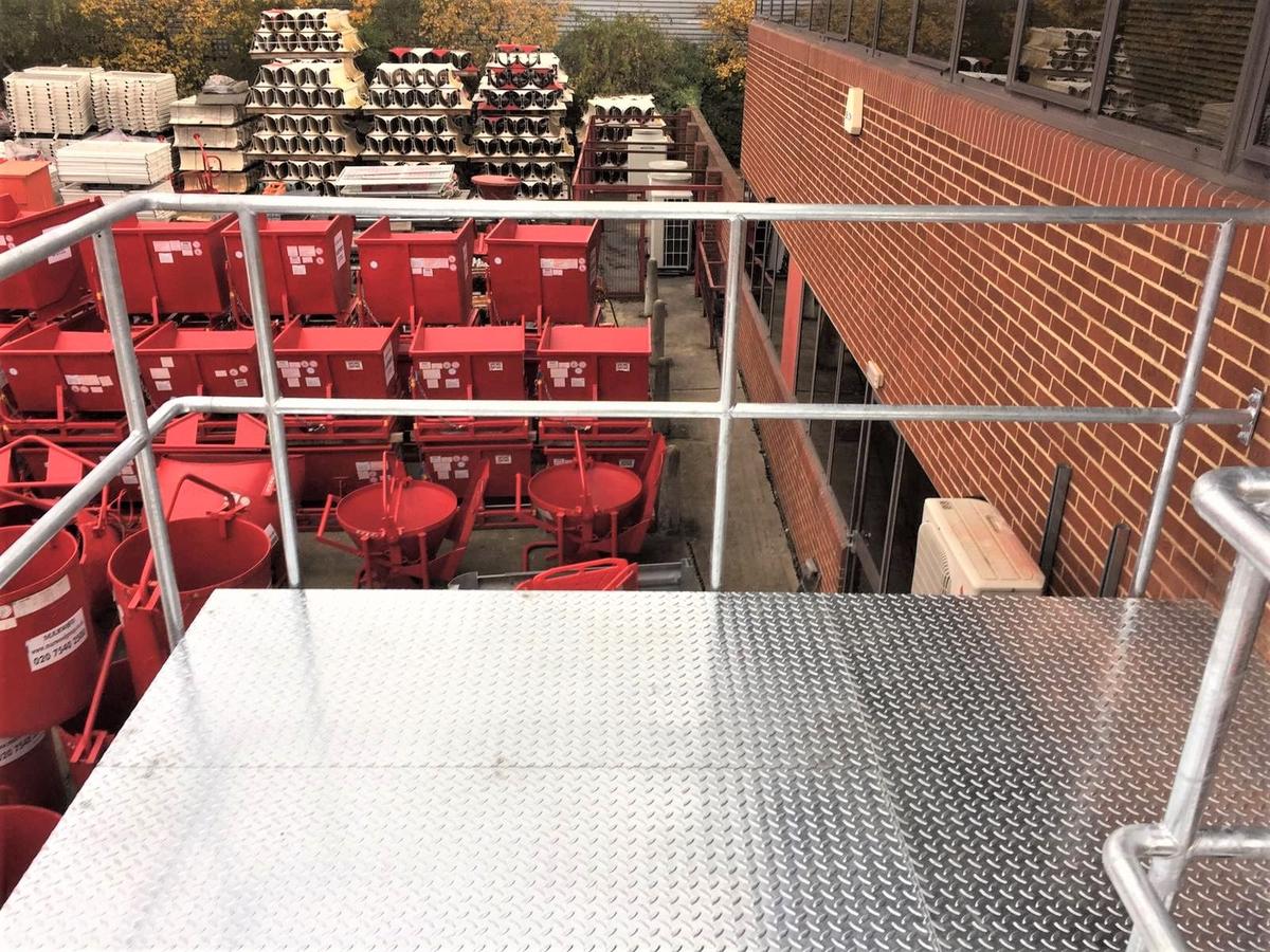 Galvanised Fire Escape, Beckton, London E6