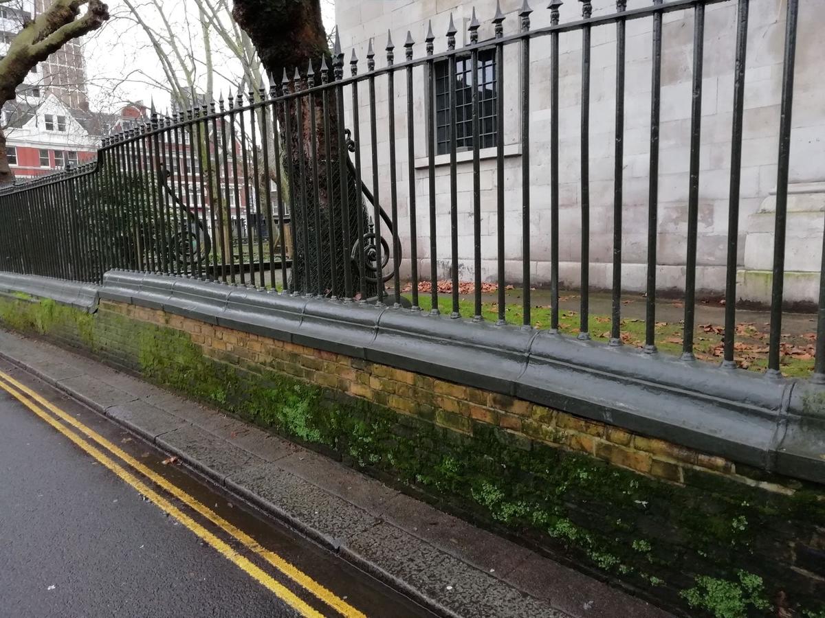 Railing Repairs, St. Luke's, Old Street, London EC1