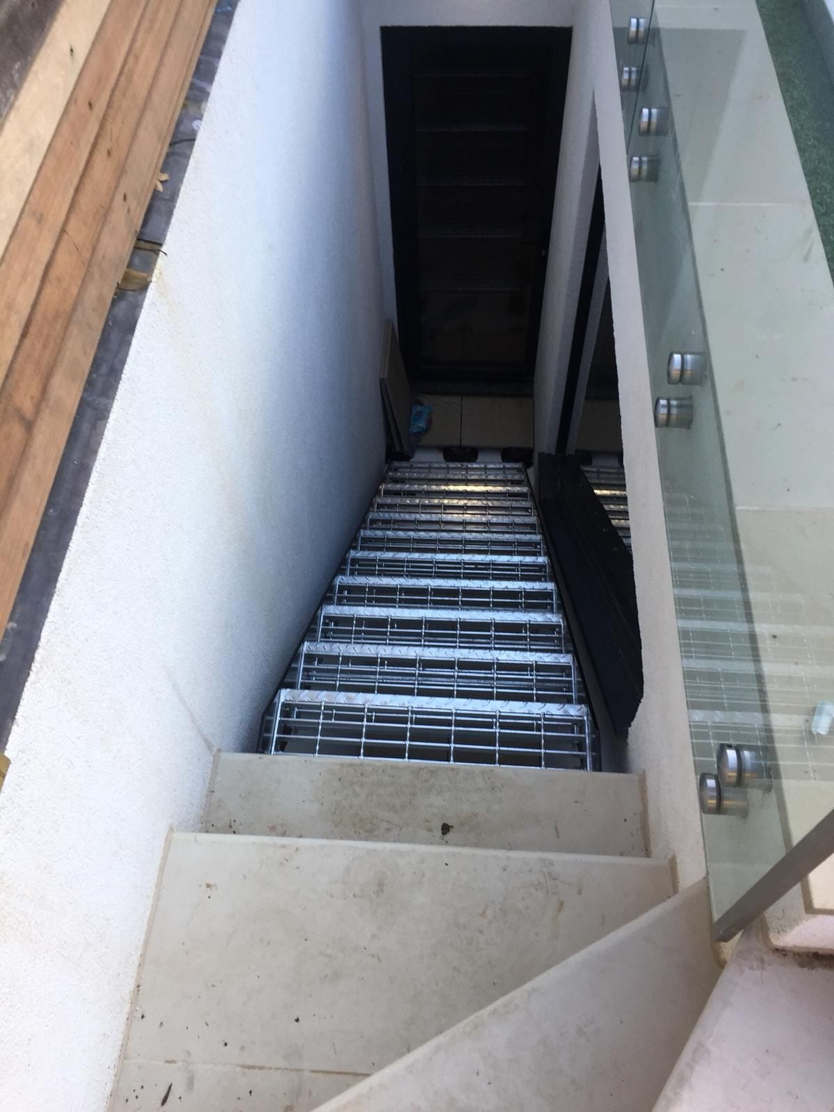 Internal Metal Staircase with removable treads