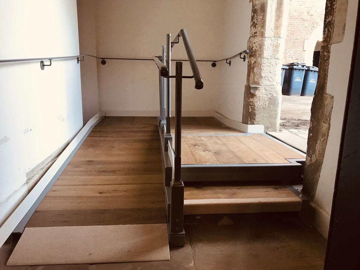 Ramp for the Tennis Court at Hampton Court Palace
