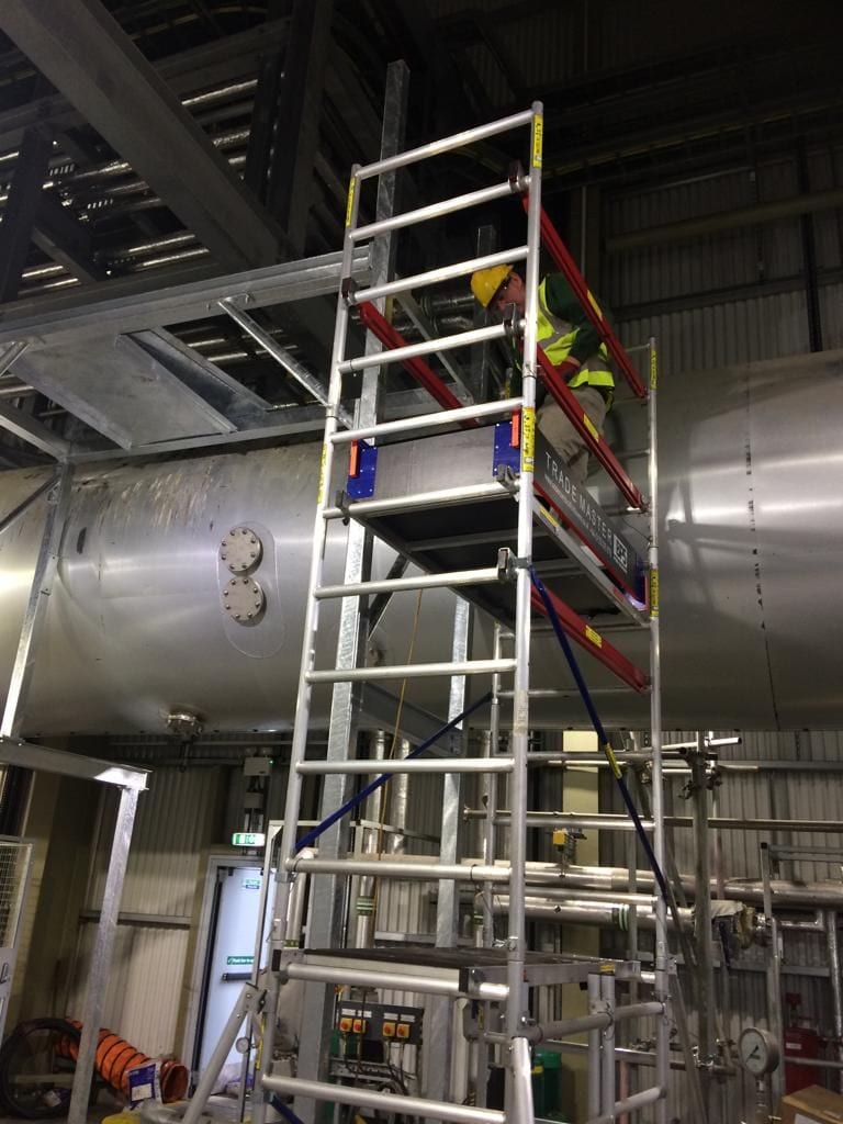 PLATFORMS & WALKWAYS BEING INSTALLED ON SITE