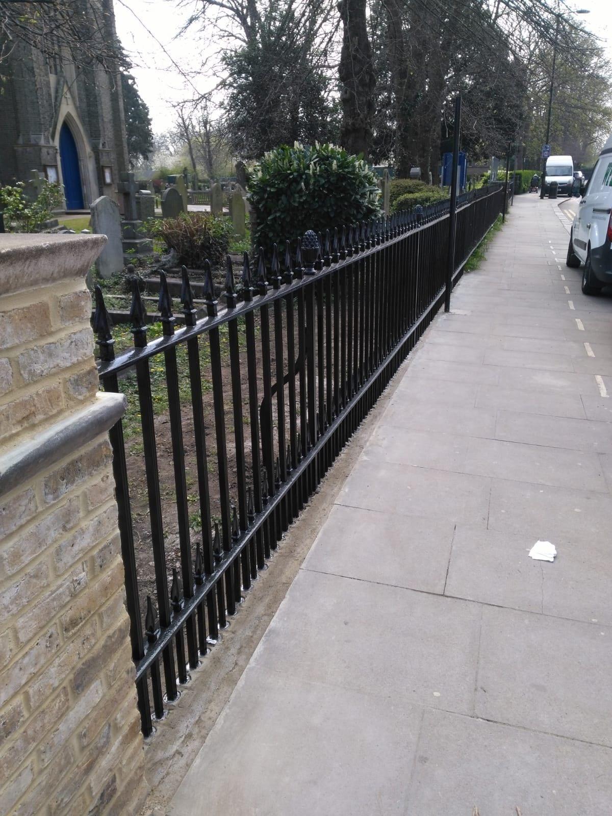 Second Major Railing Repair Project, Grade II Listed St. James' Church