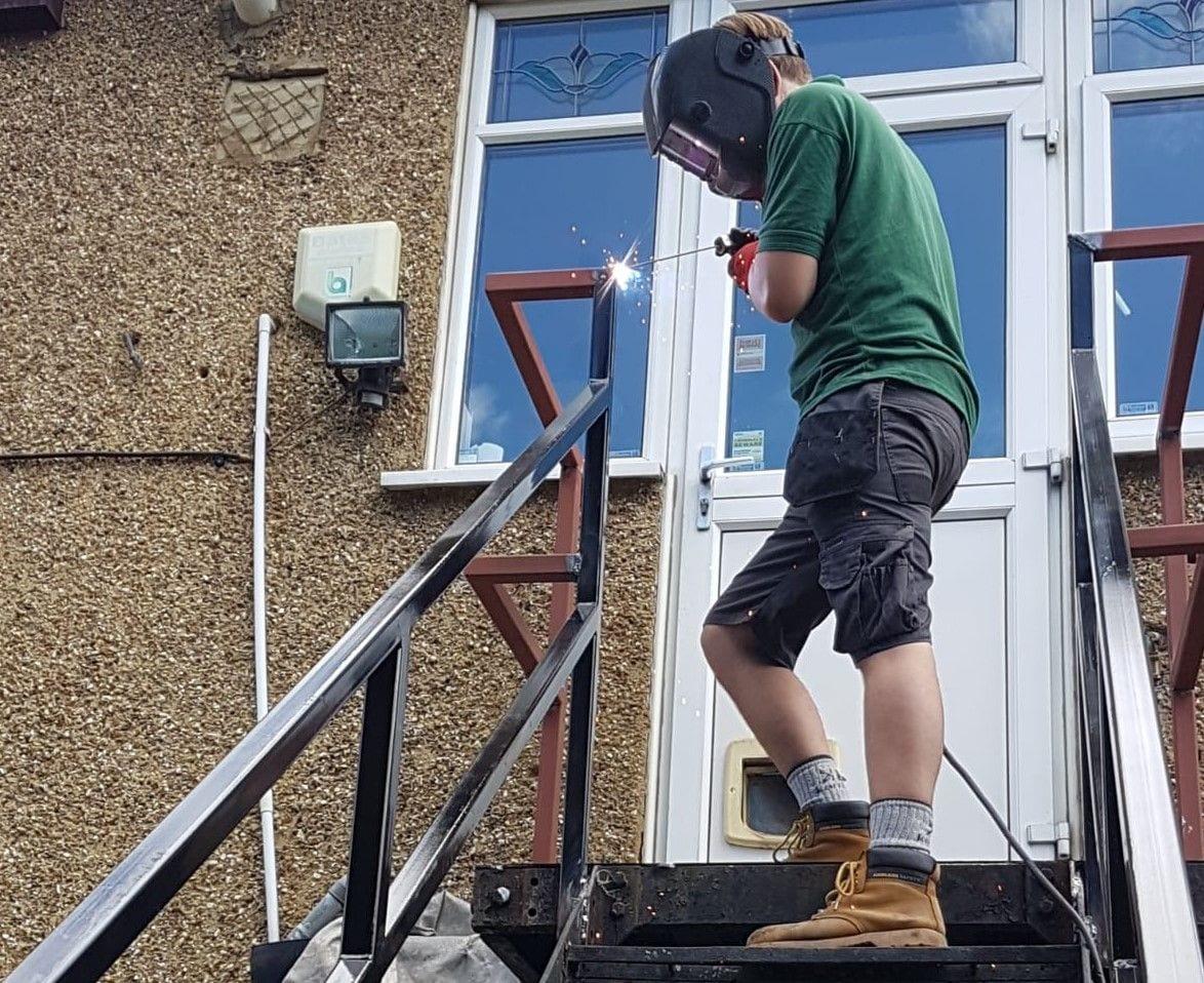 New Staircase Handrails and Landing, Woodford Green