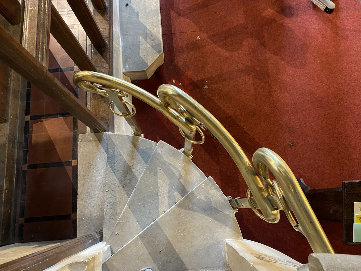 Brass Pulpit Rail for Victorian Church