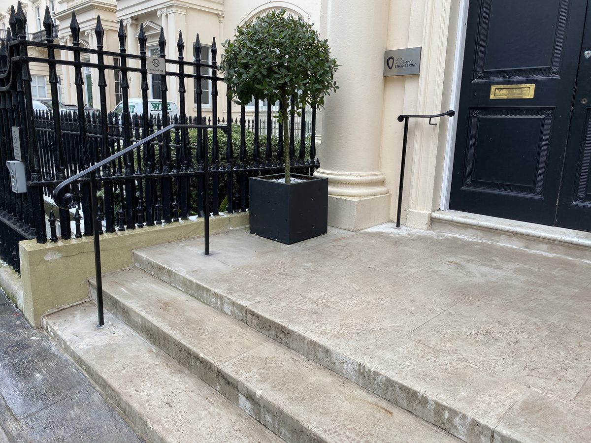 New Entrance Handrails for The Royal Academy of Engineering