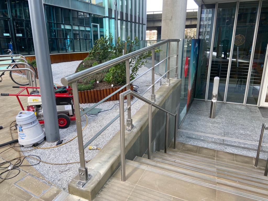 New Stainless Steel Railings, Paddington