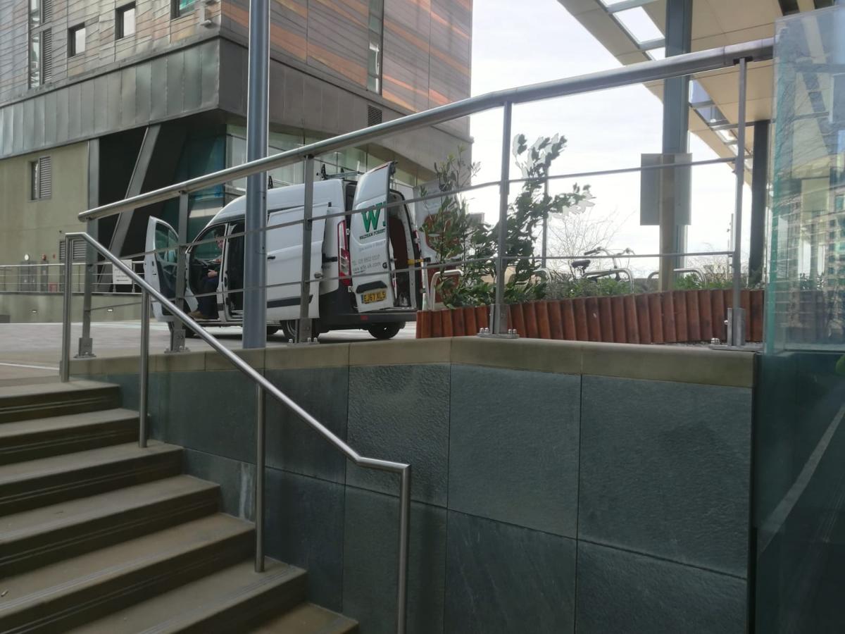 New Stainless Steel Railings, Paddington
