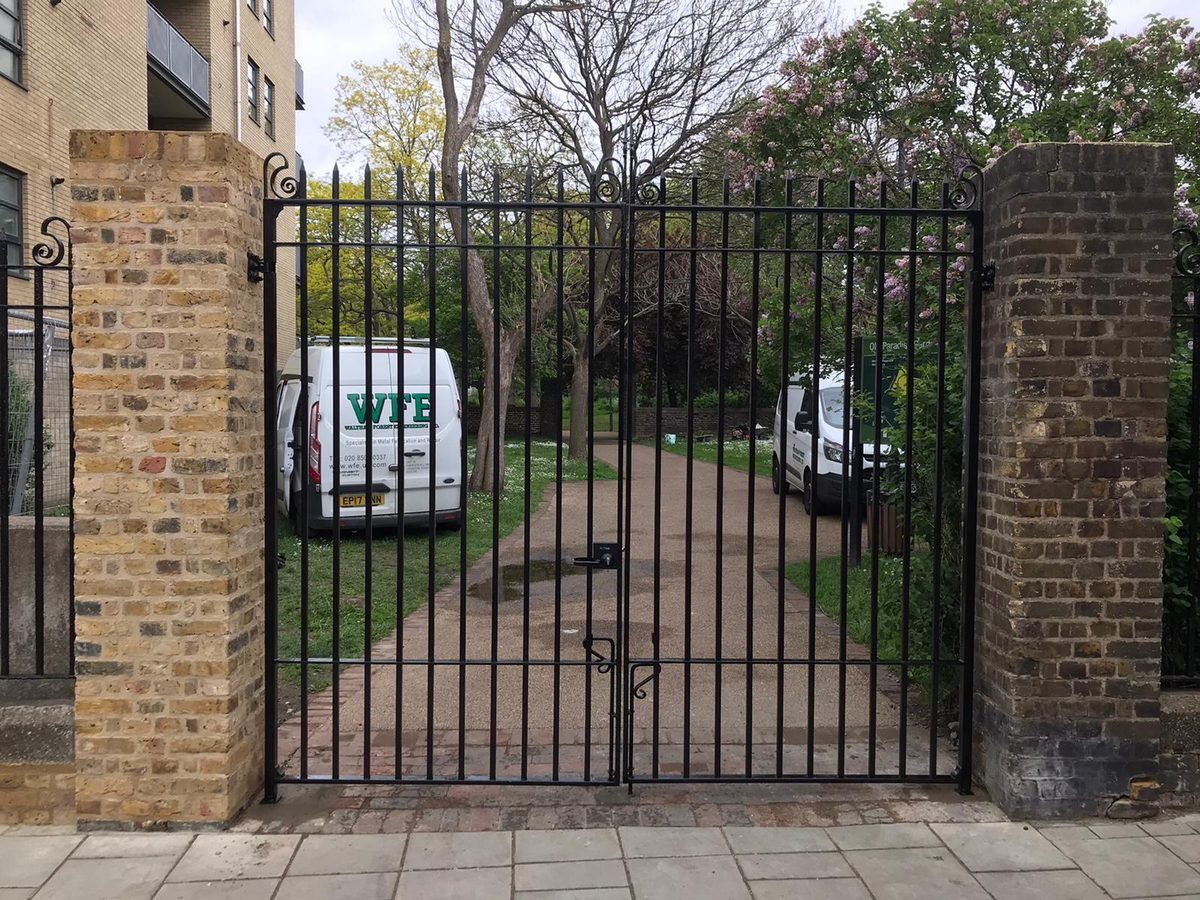 Railing Repairs, Old Paradise Gardens, Lambeth, London SE1