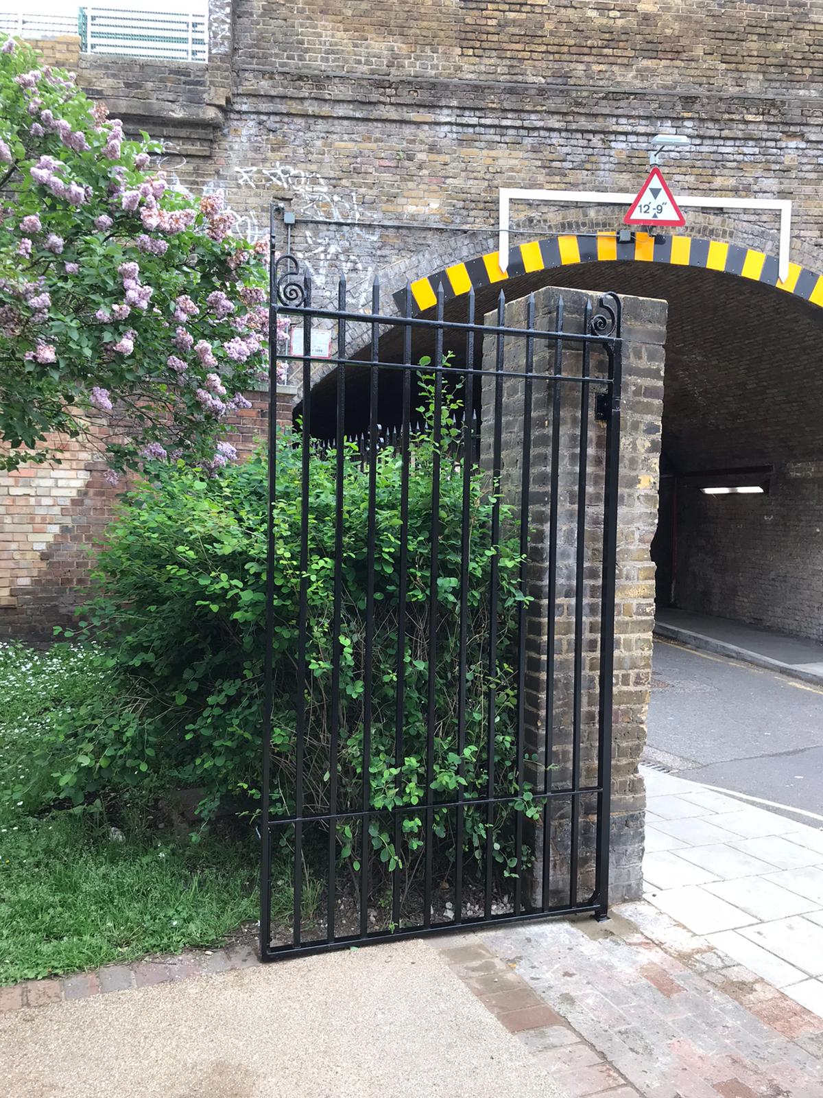 New Entrance Gates, Old Paradise Gardens,