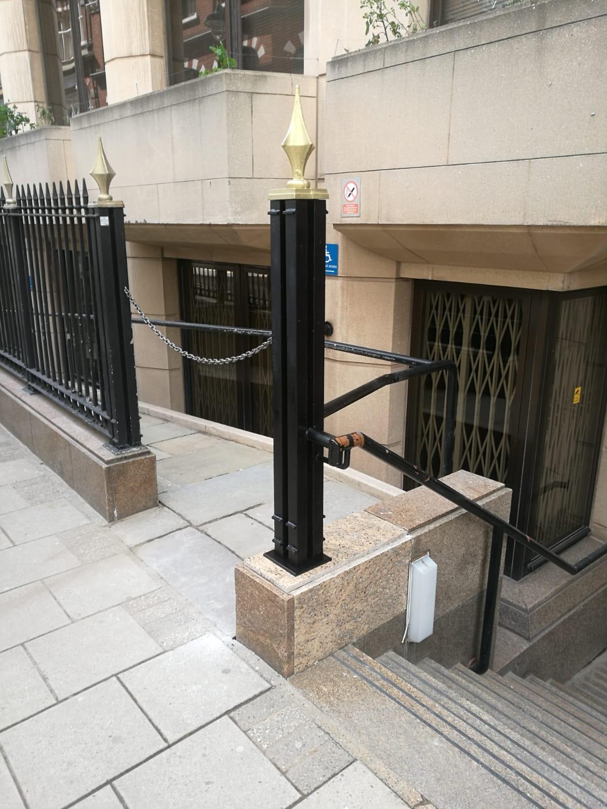Column and Handrail Repairs, Covent Garden, London WC2