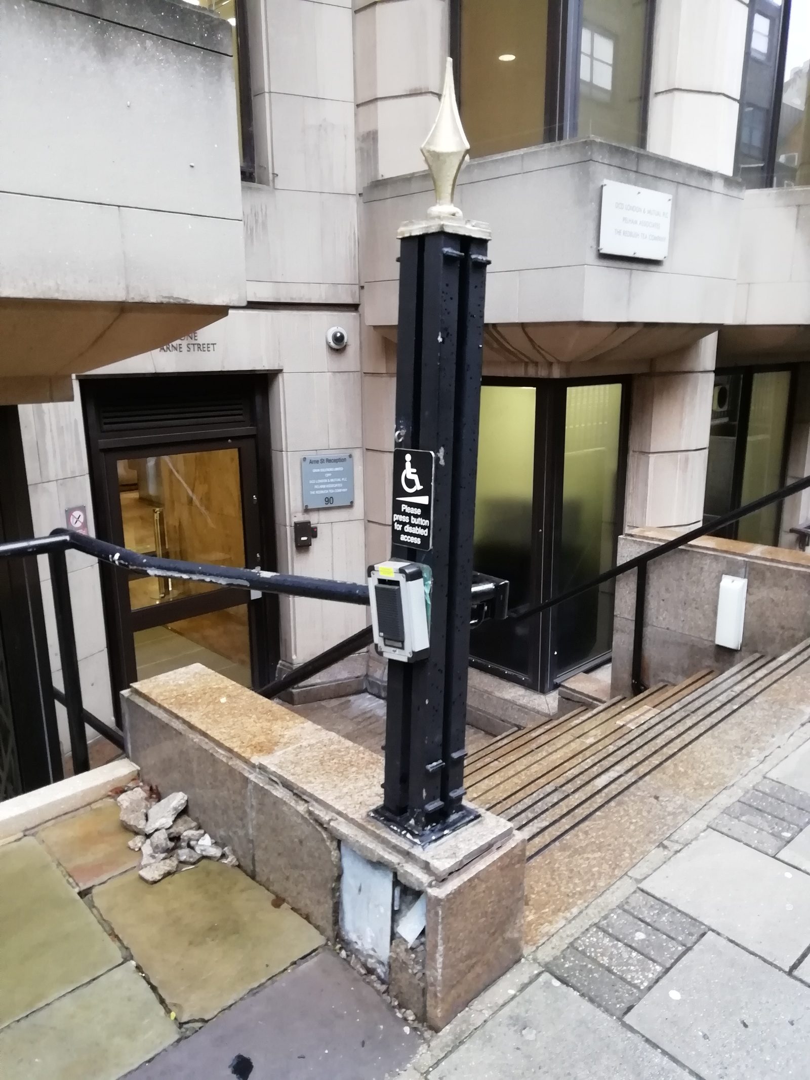 Column and Handrail Repairs