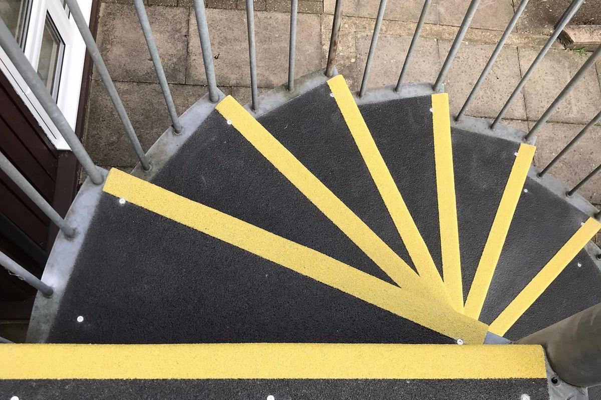Anti-Slip Tread & Landing Coverings, Nursing Home