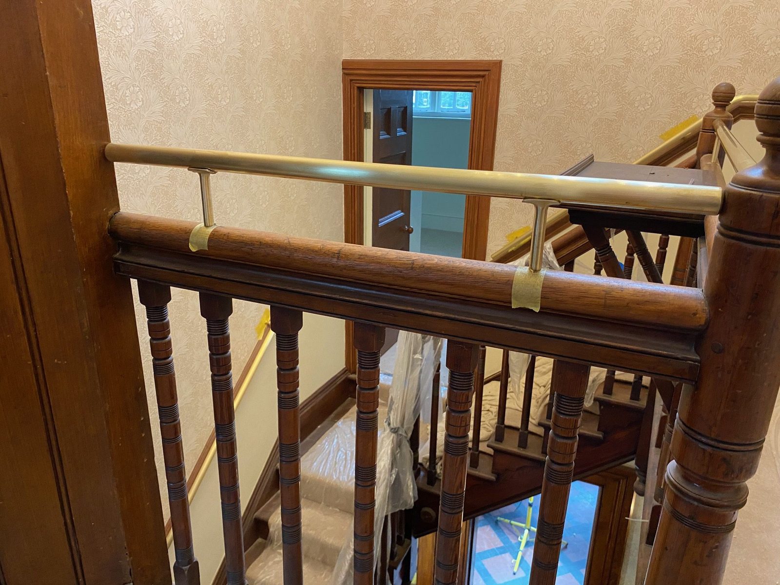 Brass Handrail for Private House