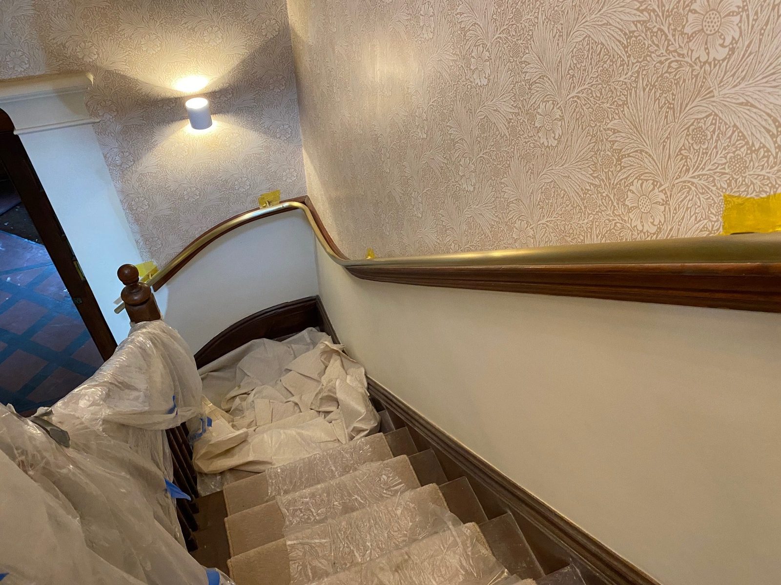 Brass Handrail for Private House