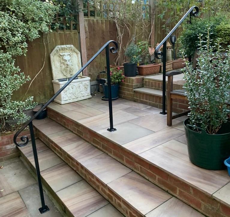 New Garden Handrails