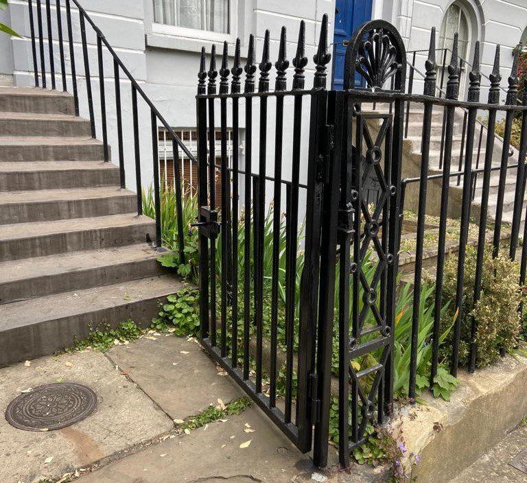 Replaced Gate Hinge