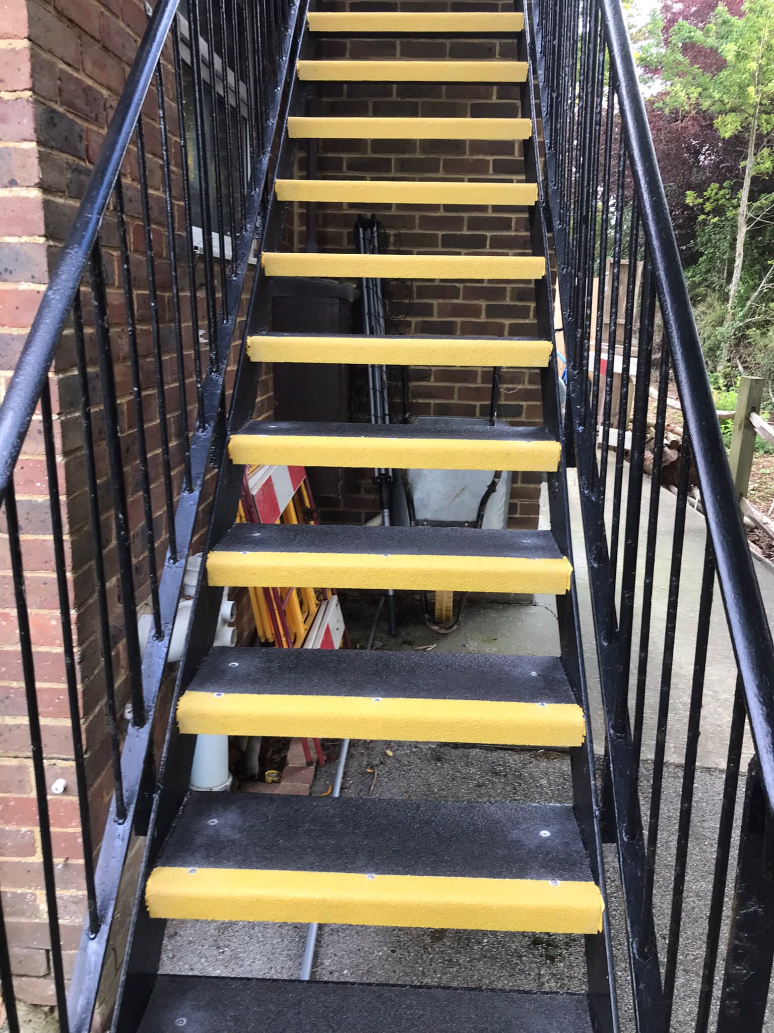 New Anti-Slip Staircase Covering and Backstay, Care Home, Bexhill-On-Sea, East Sussex
