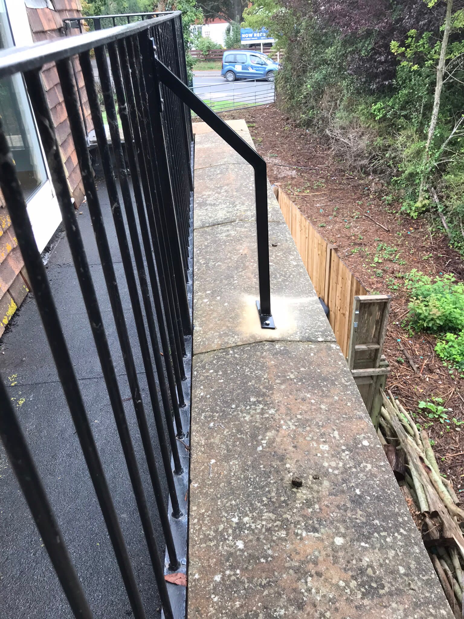 New Anti-Slip Staircase Covering and Backstay, Care Home,