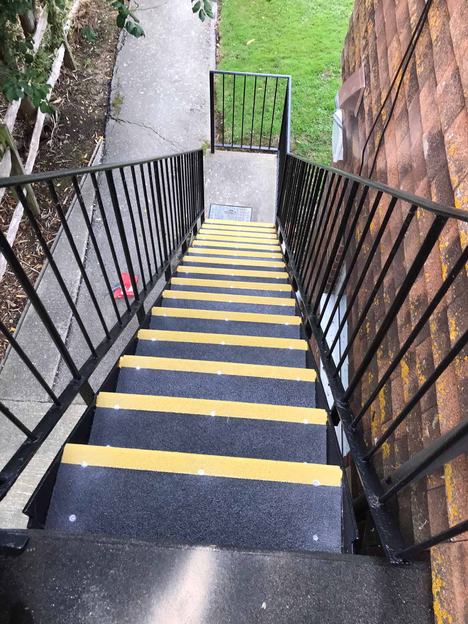 New Anti-Slip Staircase Covering and Backstay, Care Home,
