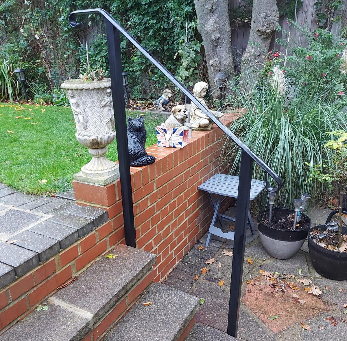 New Front and Back Garden Handrails, Chingford