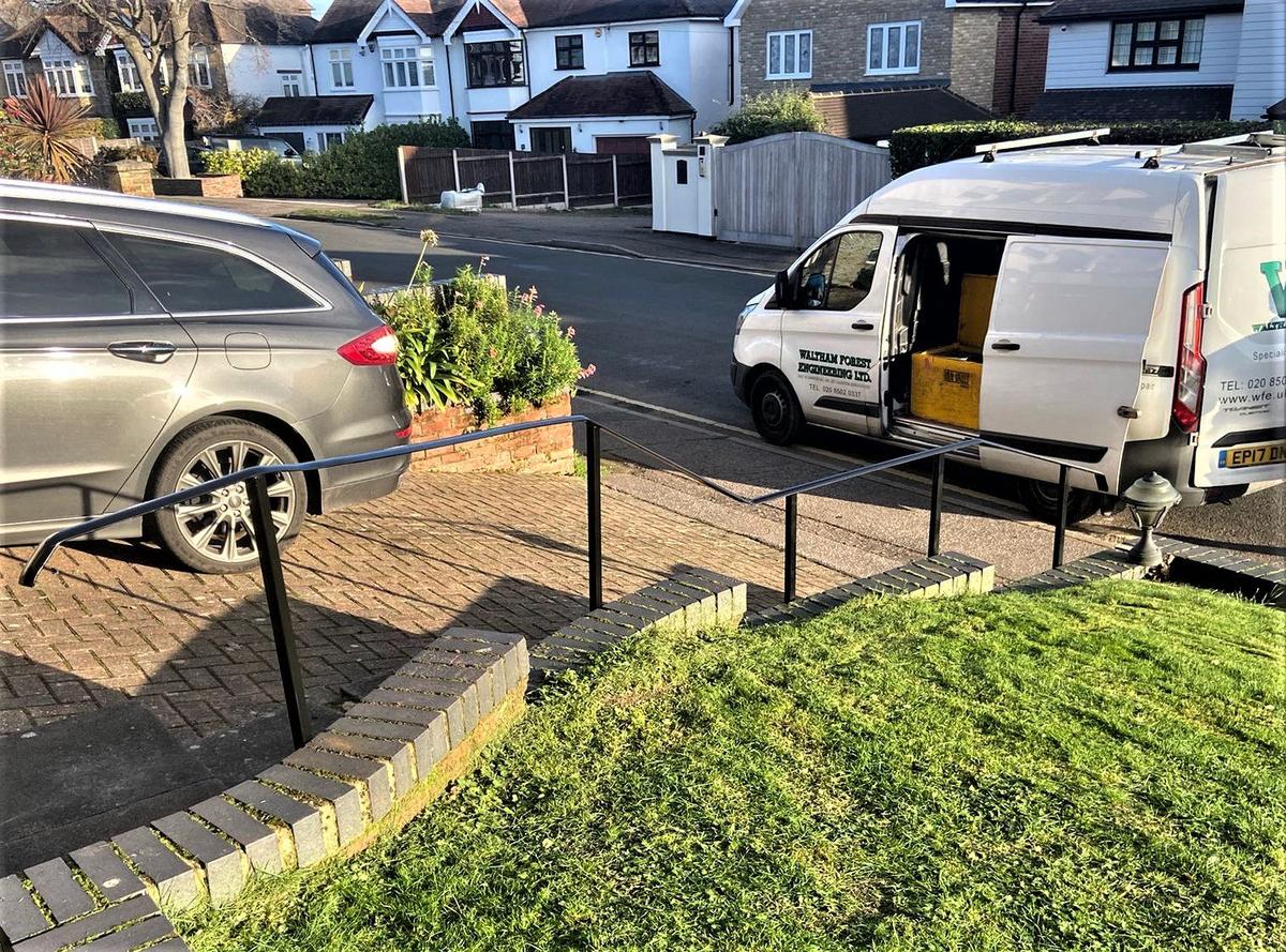 Attractive and Practical. New Handrail, Theydon Bois