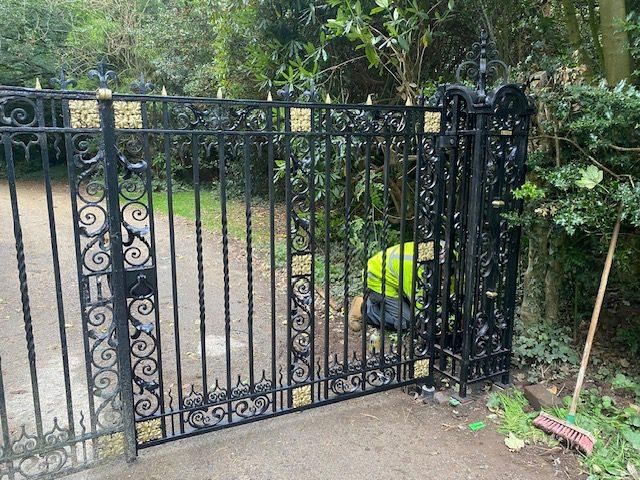 Repair of Damaged Gate and Gate Column, Grade II Listed Property, Hagley